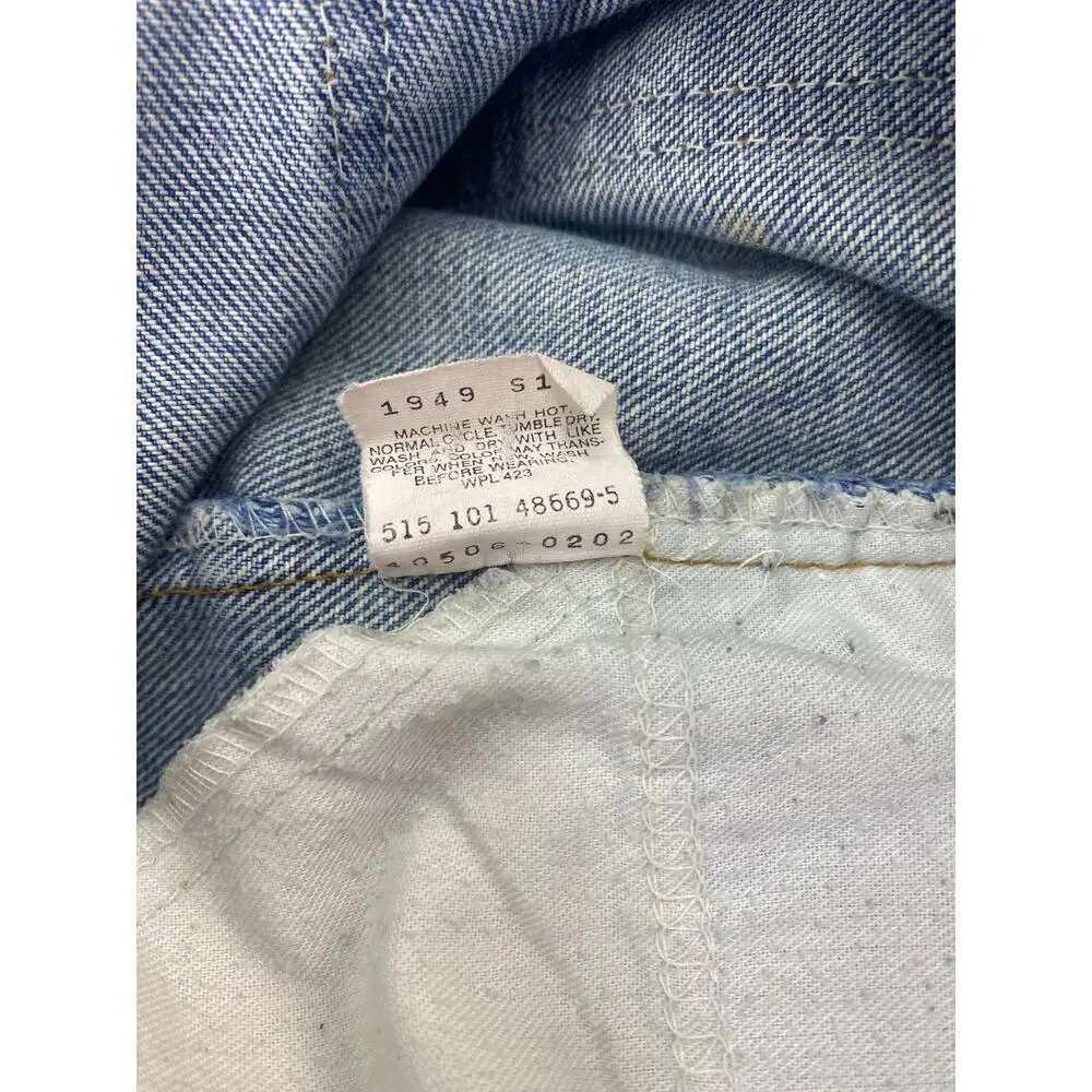 VTG Y2K Men Levi's 506 Orange Tab USA Straight Fit Leg denim blue jeans 40x32